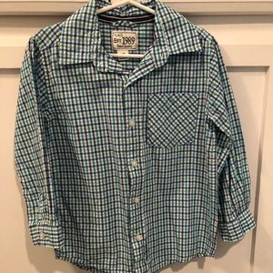 The Children’s Place plaid buttoned down shirt, 3T